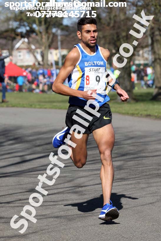 Senior mens Northern 12 Stage Road Relay Champs., Birkenhead Park. Photo: David T. Hewitson/Sports for All Pics